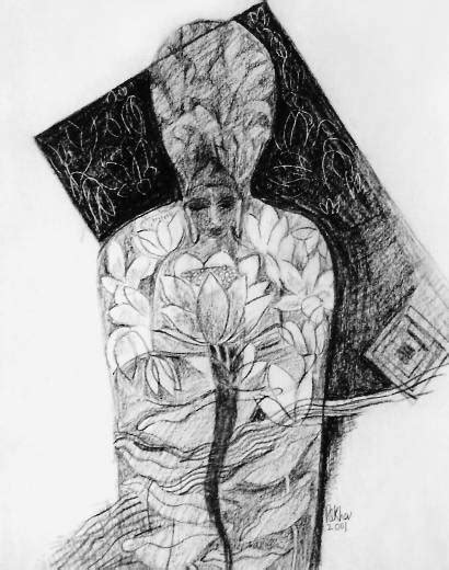 Scapes of Reminiscence : Charcoal Drawings | Rekha Bhatnagar