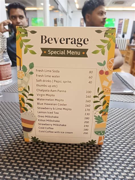 Menu at Khar Khua Dhaba, Barnagaon