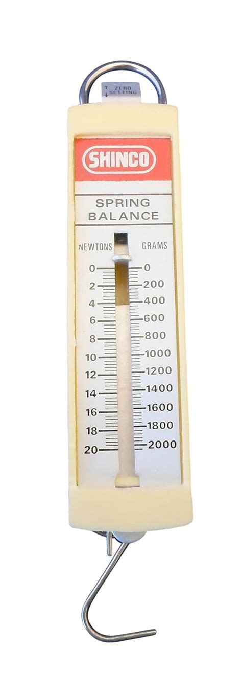 Ajax Scientific Spring Balance, 2kg/20N Weight Capacity : Amazon.in ...
