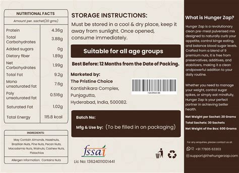 Hunger Zap (1 Month Supply) - 30 Zap Sachets – The Hunger Zap
