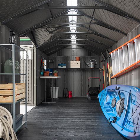 Lifetime Storage Shed 20x8 Rough Cut Dual Entry