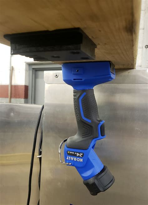 Buy Kobalt 24V Wall/Under Shelf Battery & Tool Holder Mount COMBO ...