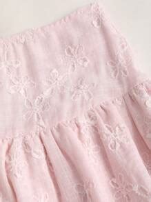 Sweetra Women's French Style Sweet Pink Jacquard Double-Layer Ruffle ...