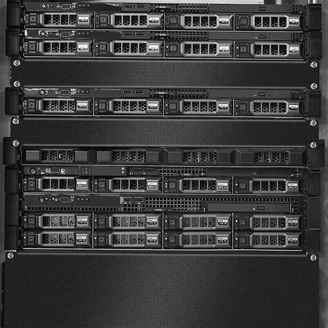 Buy 4 Pack 1U/2U/3U/4U Blank Panel 1U Blanking Panel Metal Disassembled ...