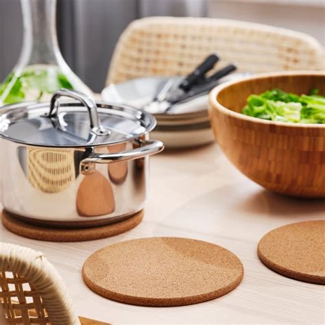 HEAT pot stand, cork, 19 cm (7") - IKEA