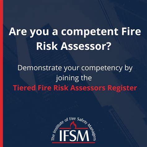We keep a highly regarded register of Fire Risk Assessors that anybody ...