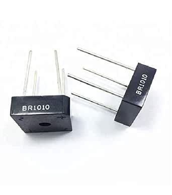 2pcs BR1010 10A 1000V Full Wave Bridge Rectifier Module : Amazon.in ...