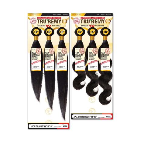 Tru Remy - Brazilian Remy 3Pcs Bundle Pack - Eve Hair