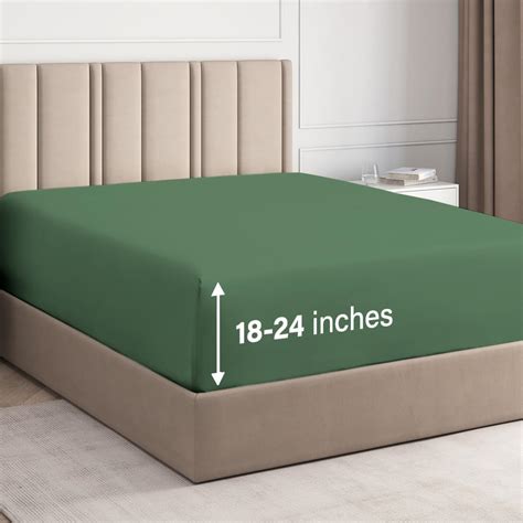 Amazon.com: Extra Deep Twin XL Fitted Sheet - Hotel Luxury Single ...