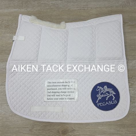 Pegasus Saddle Fitter Square Saddle Pad with Shims - Aiken Tack Exchange