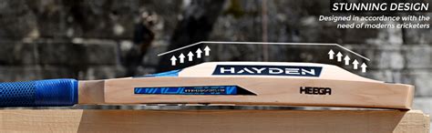 Heega ™ Hayden English Technology Mongoose Type Cricket Bat (Pre ...