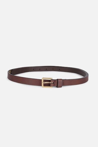 Buy Women Brown Textured Casual Belt Online - 40083021 | Van Heusen