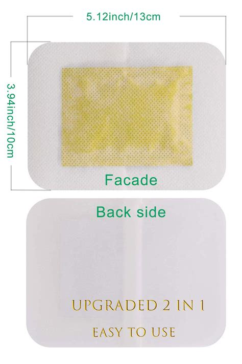 Ginger Foot Pads (40Packs), Ginger Pads for Better Sleep, 2 in 1 ...