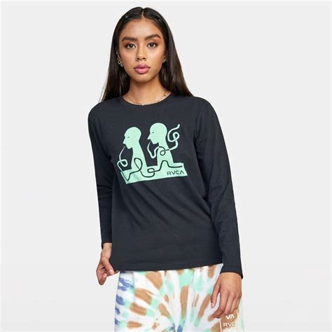 Polera M/L Silhouettes Mujer-RVCA Chile - RVCA Chile