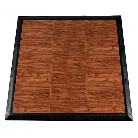 Buy Max Tile 40.75 in. x 40.75 in. x 5/8 in. Cherry Interlocking Vinyl ...