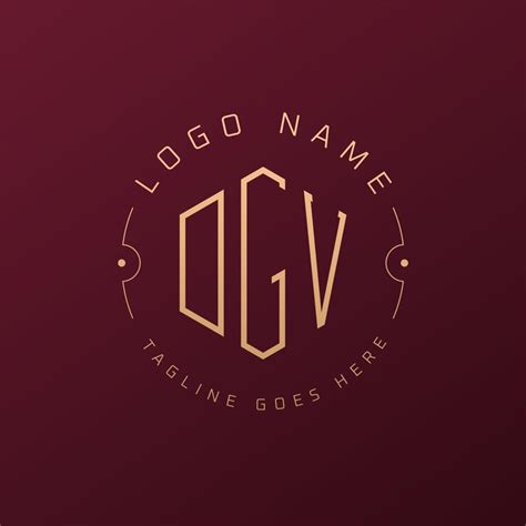 Luxury dgv logo design elegant letter dgv monogram logo minimalist ...