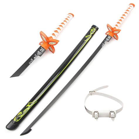 Buy LIUD Demon Slayer Blade COS Bamboo Wooden Samurai Kochou Shinobu ...