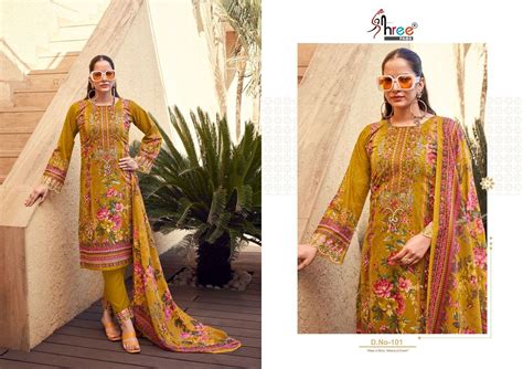 SHREE FABS KHADIZA PREMIUM LAWN COLLECTION COTTON FANCY WORK SALWAR ...