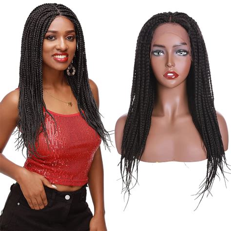 S-noilite Lace Front Braided Wigs for Black Women India | Ubuy