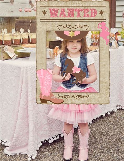 Buy LHKSER 7 Pieces Cowgirl Horse Party Photo Booth Props Kit Cowgirl ...