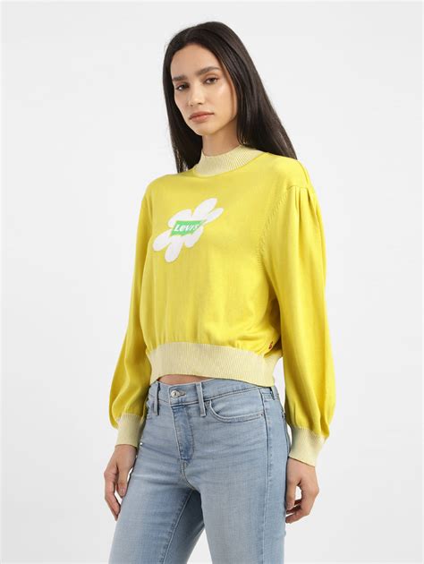 Women's Brand Logo High Neck Sweatshirt – Levis India Store