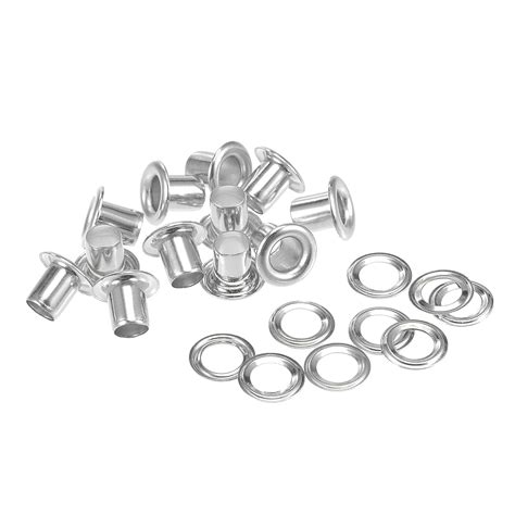 uxcell Grommets Eyelets with Washers Kit, 9 x 4.5 x 7mm Copper Grommet ...