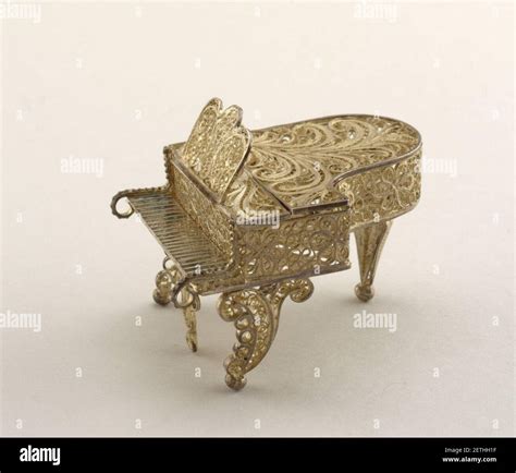 Piano Miniature Of A Piano, late 19th century Stock Photo - Alamy