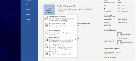 Image result for Word File Set Password