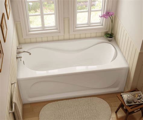 Cocoon 6030 IFS Acrylic Alcove Left-Hand Drain Bathtub in White | Bath ...