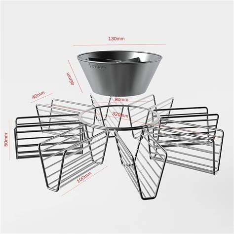 Buy Taco Holder Stand with Sauce Plate - Stainless Steel Taco Stand by ...