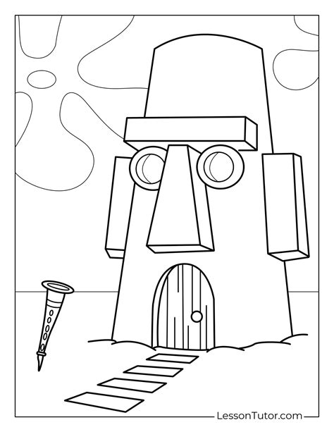 Spongebob Huis Tekening