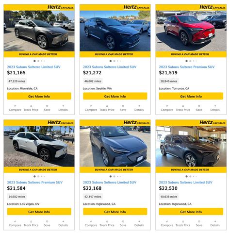 Subaru Solterra EVs Are Going For Fire-Sale Prices Through Hertz