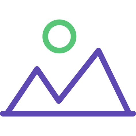 Sun and hills Generic color outline icon | Freepik