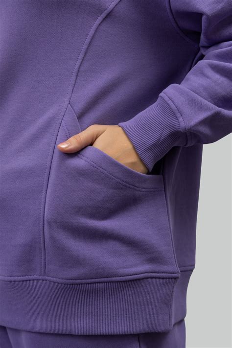 Soft Lavender Terry Oversized Co-ord Set – NeceSera