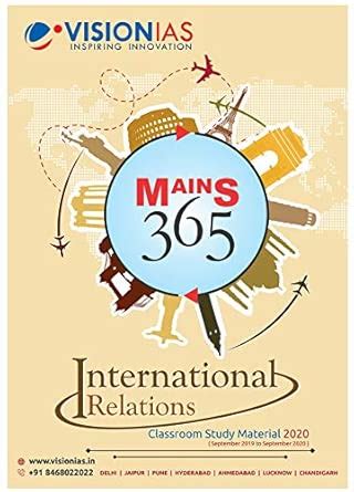 Buy Vision IAS Mains 365 International Relations Classroom Study ...