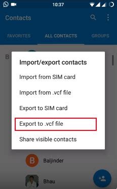 Image result for How to Import VCF Files On Android