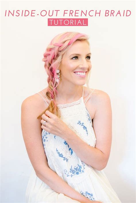 Inside Out French Braid Tutorial 的图像结果