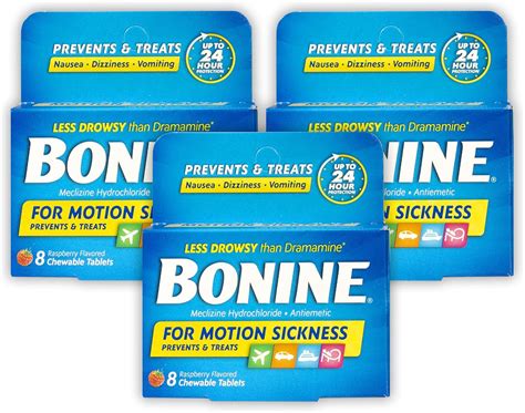 Bonine Motion Sickness Relief Tablets - with 25mg of | Ubuy India