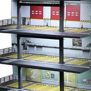 SNAPPSY 1/64 Model Car Display Case Garage Diorama Ornament Miniature ...