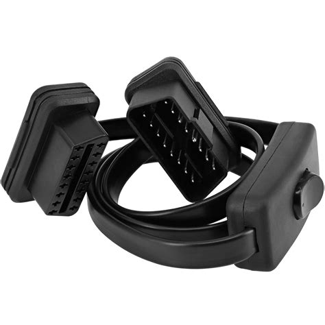 Yeebline OBDII 16 Pin Extension Cable with Switch, 0.6M/2Ft OBD-II OBD2 ...