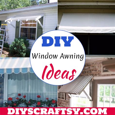 22 DIY Window Awning Ideas For Everywhere - DIYsCraftsy