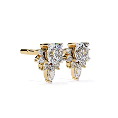 Floret Spark Diamond Earrings – Espira Gems