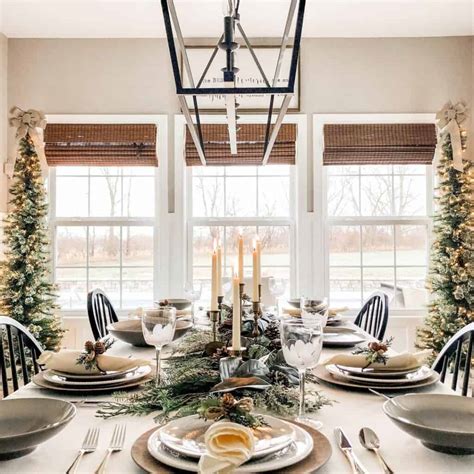 Image result for Rustic Christmas Table Setting Ideas for Outside