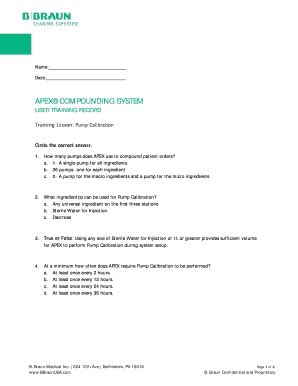 Fillable Online APEX COMPOUNDING SYSTEM Fax Email Print - pdfFiller