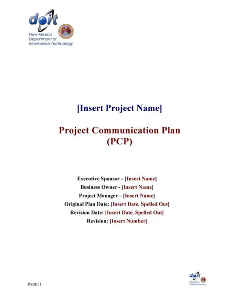 Comprehensive Communication Plan Template 的图像结果