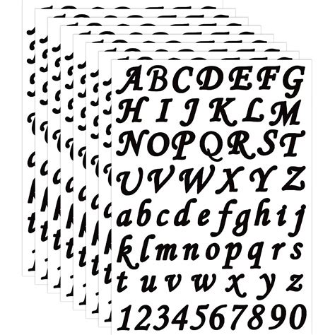 Letter Alphabet Stickers