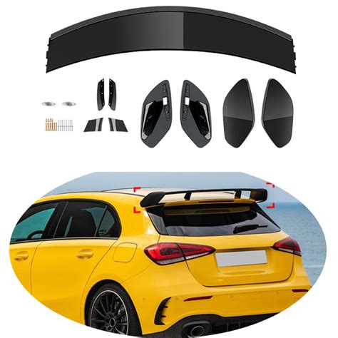 A Class W177 2019+ Hatchback Amg Rear Trunk Boot Roof Wing Lip Spoiler ...