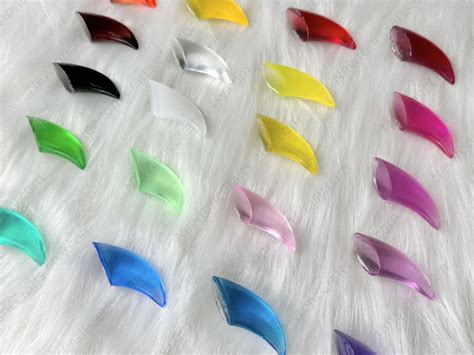 20 Colors Fursuit Claws, Furry Nails, Handmade Colorful Furry Animal ...