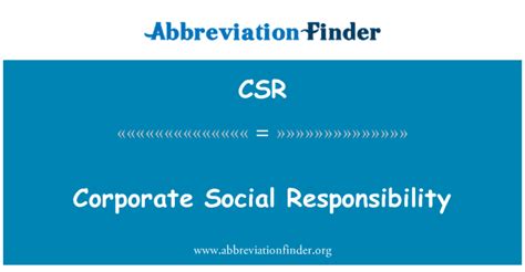 Image result for CSR Full Form