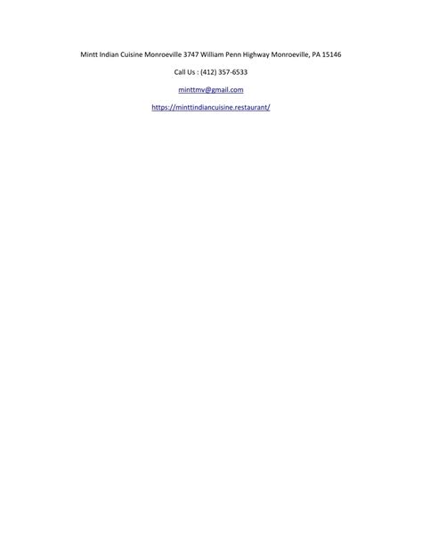 PPT - Indian restaurant pennsylvania ! Minttindiancuisine PowerPoint ...